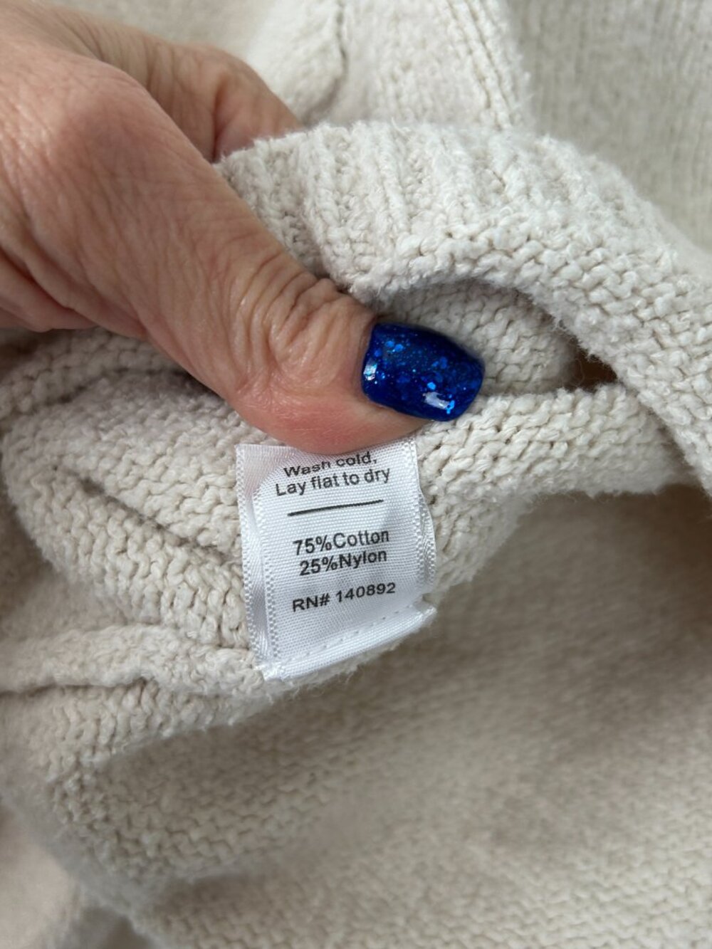 Marine Layer Crop Boxy Cardigan Cotton Blend Cream S - Picture 5 of 5